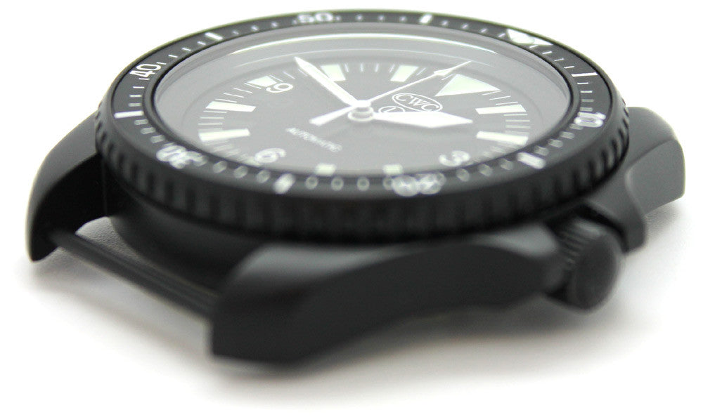 CWC BLACK AUTO DIVERS WATCH ND - SIDE