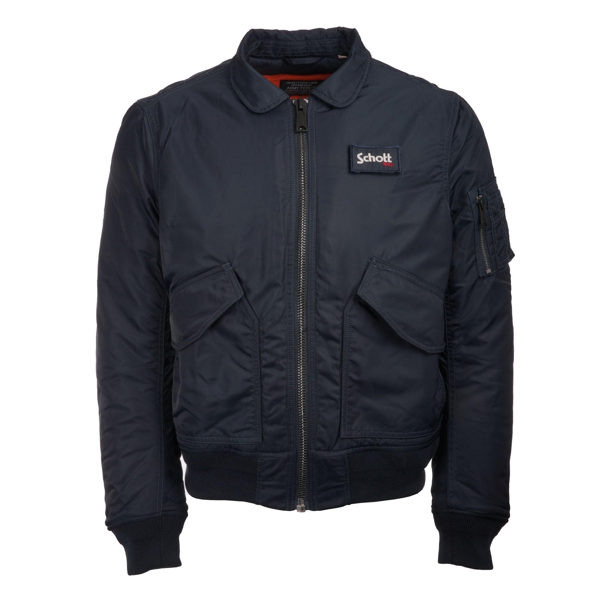 SCHOTT CWU 210 FLYING JACKET - NAVY