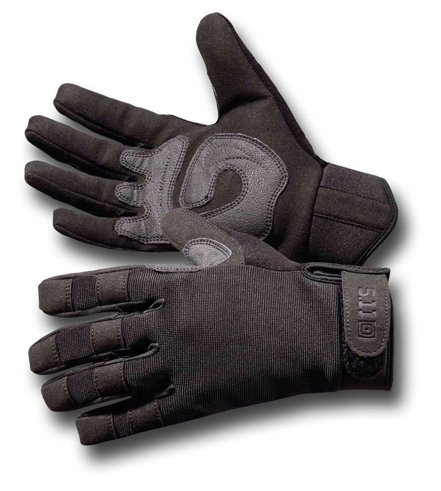 LEATHER FINGERLESS PADDED GLOVES BIKERS TACTICAL SECURITY SPECIAL OPPS  & POLICE