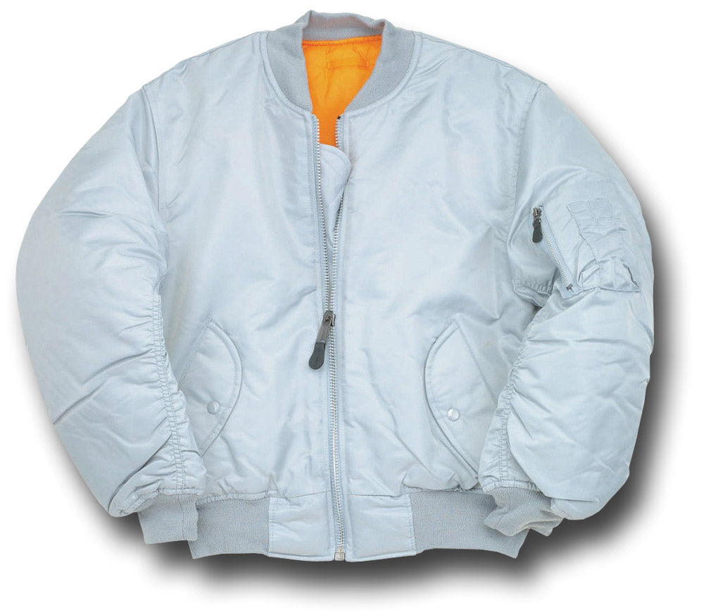 CLASSIC STYLE MA1 JACKET - SILVER