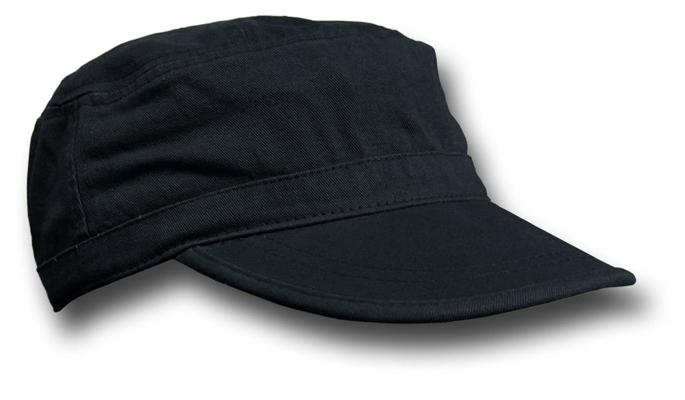 VINTAGE STYLE FIELD CAP - BLACK