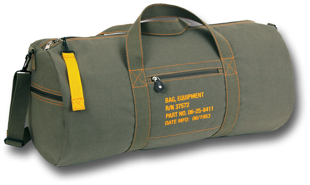 ROTHCO CANVAS EQUIPMENT BAG 24 - OLIVE GREEN