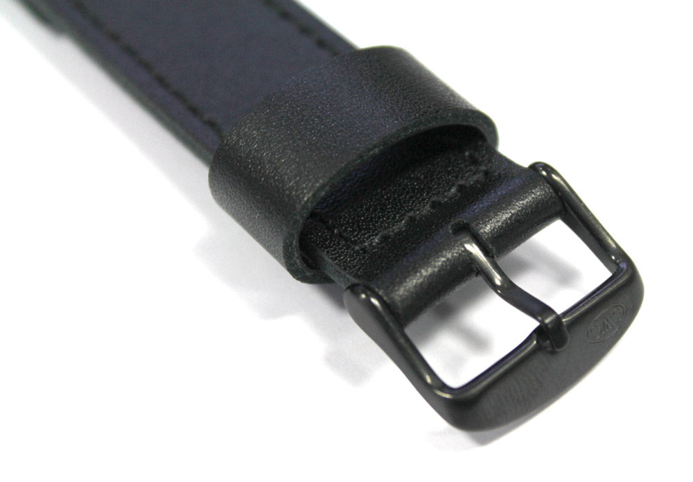CWC PREMIUM LEATHER STRAP - ALL BLACK
