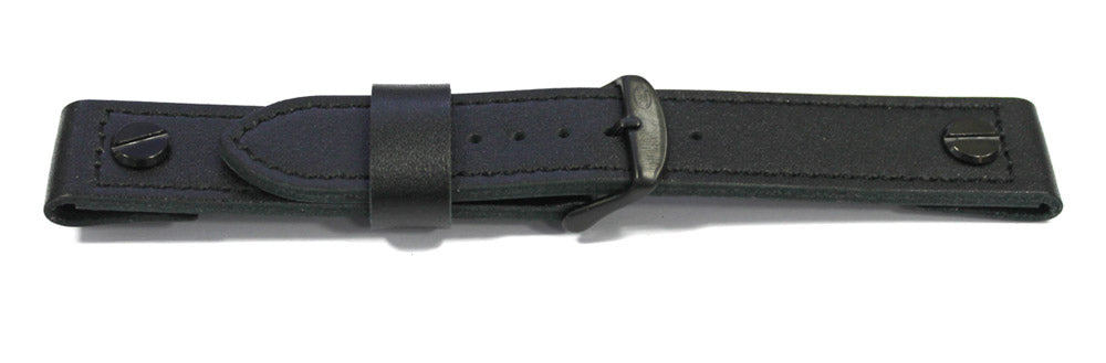 CWC PREMIUM LEATHER STRAP - ALL BLACK