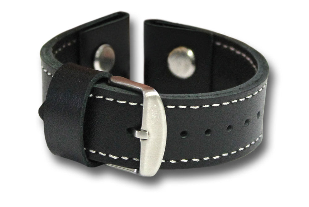 CWC PREMIUM LEATHER STRAP - BLACK