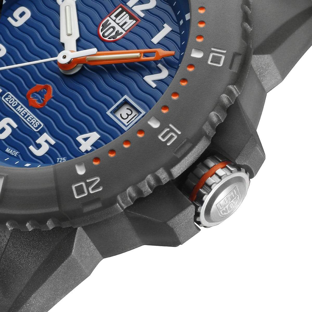 LUMINOX XS.8903.ECO WATCH - CROWN DETAIL