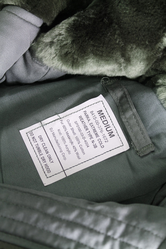 GENUINE USAF N3B CANVAS PARKA | Silvermans