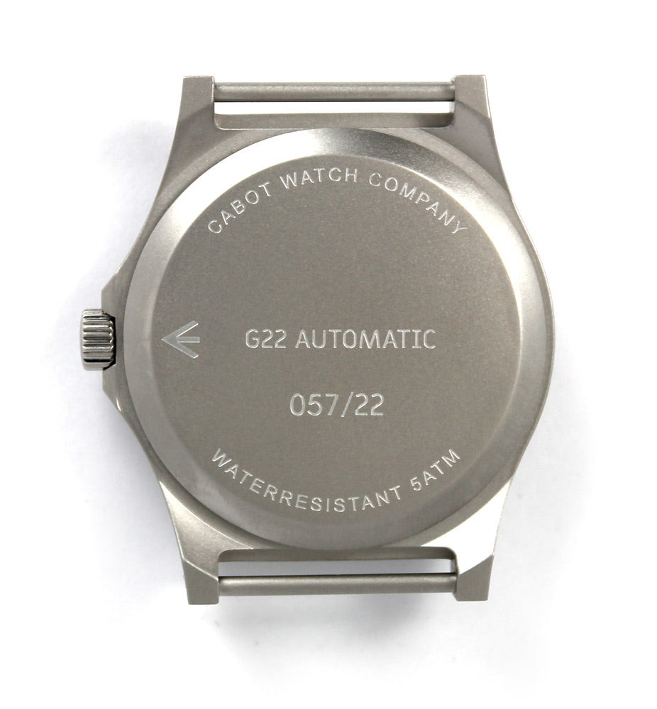 CWC G22 AUTOMATIC WATCH - CASE BACK