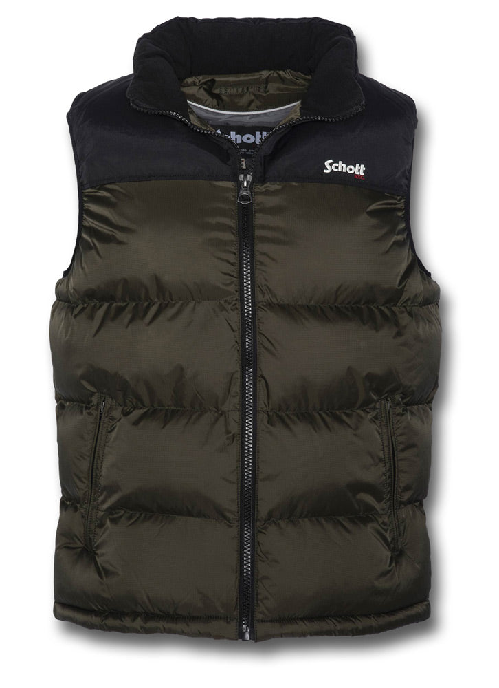 gilet zippé schott