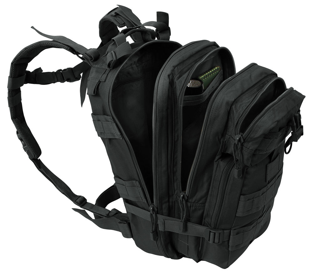 ROTHCO TRANSPORT PACK - MEDIUM - BLACK, OPEN