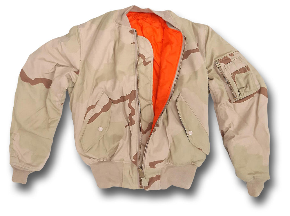 ALPHA MA1 FLYING JACKET - TRI-DESERT CAMOUFLAGE