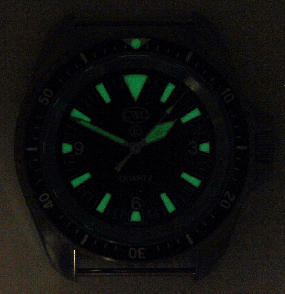CWC RN DIVERS WATCH MATTE - GLOW