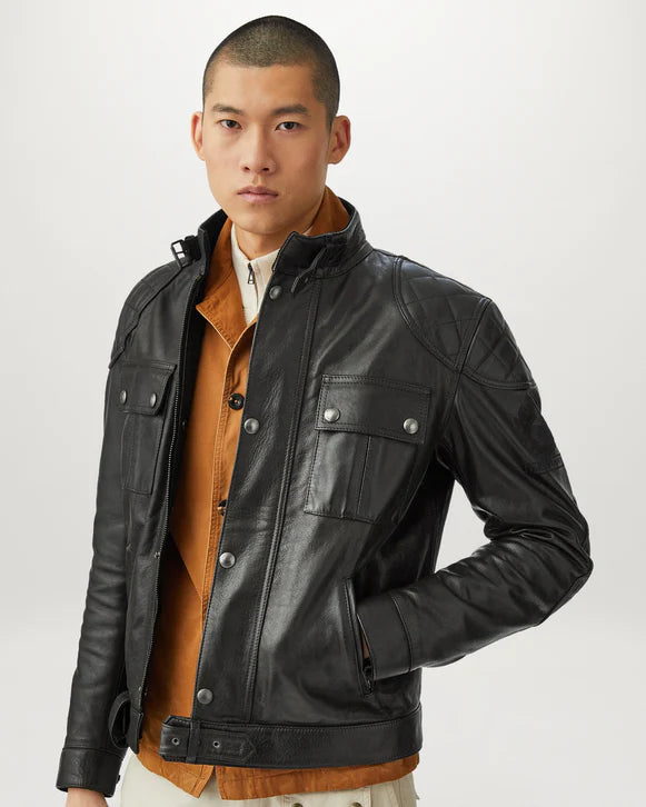 Belstaff brooklands best sale leather