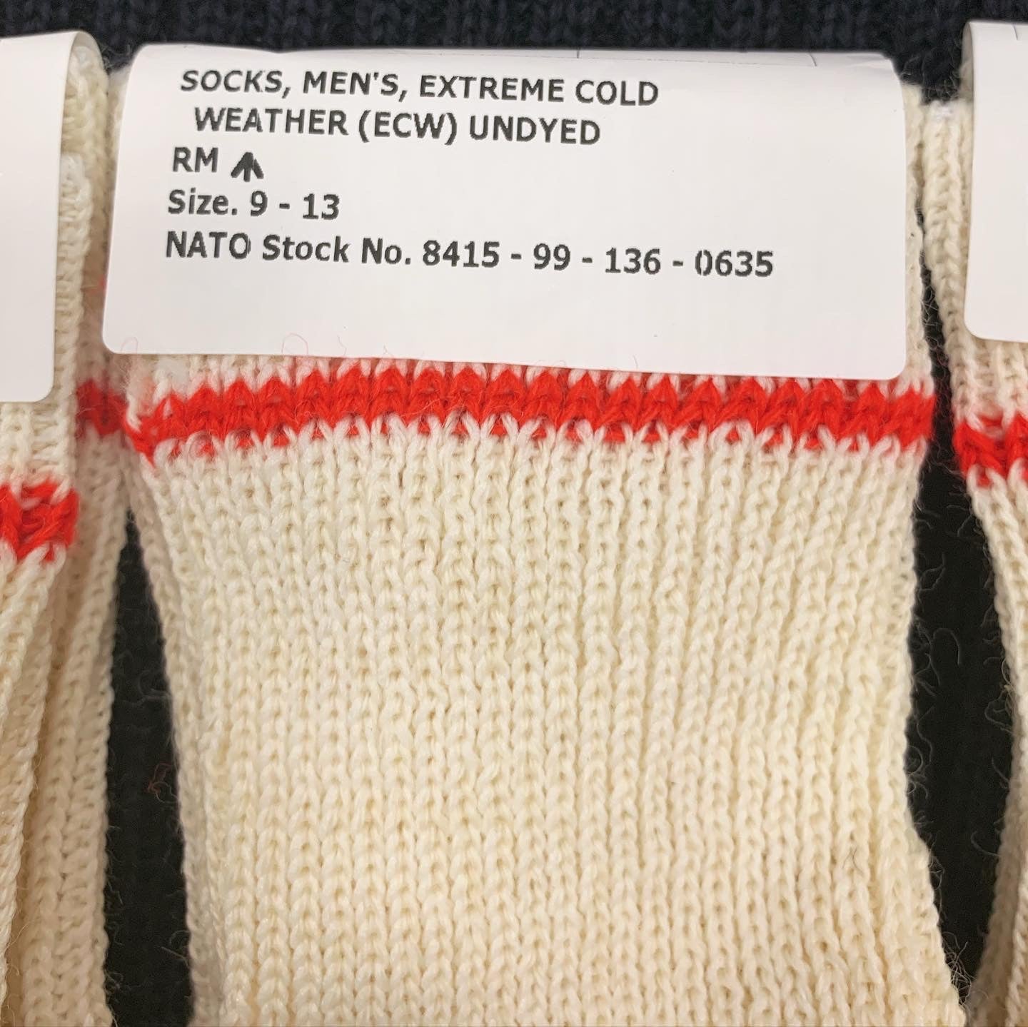 ARCTIC COLD WEATHER SOCKS (WHITE/ECRU)