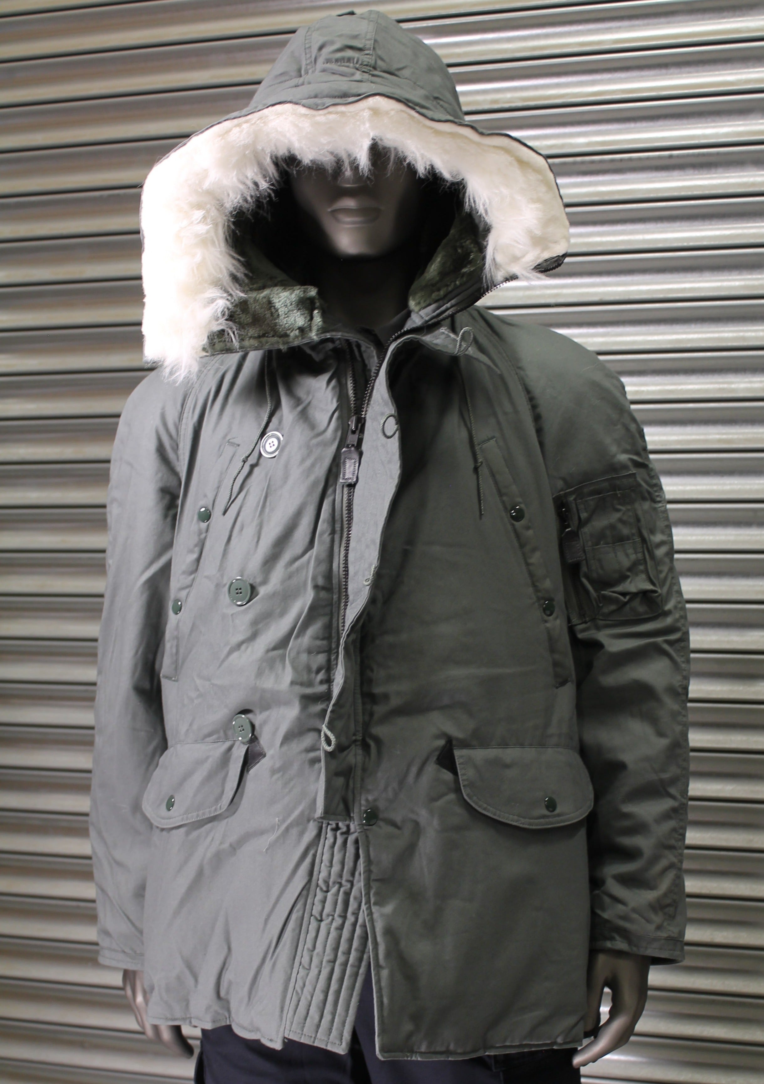 GENUINE USAF N3B CANVAS PARKA