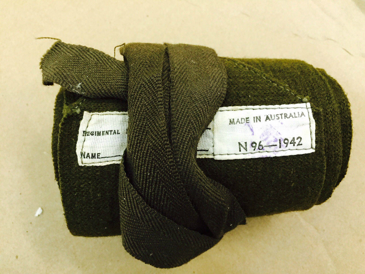 WWII DATED KHAKI PUTTEES - Silvermans
 - 3