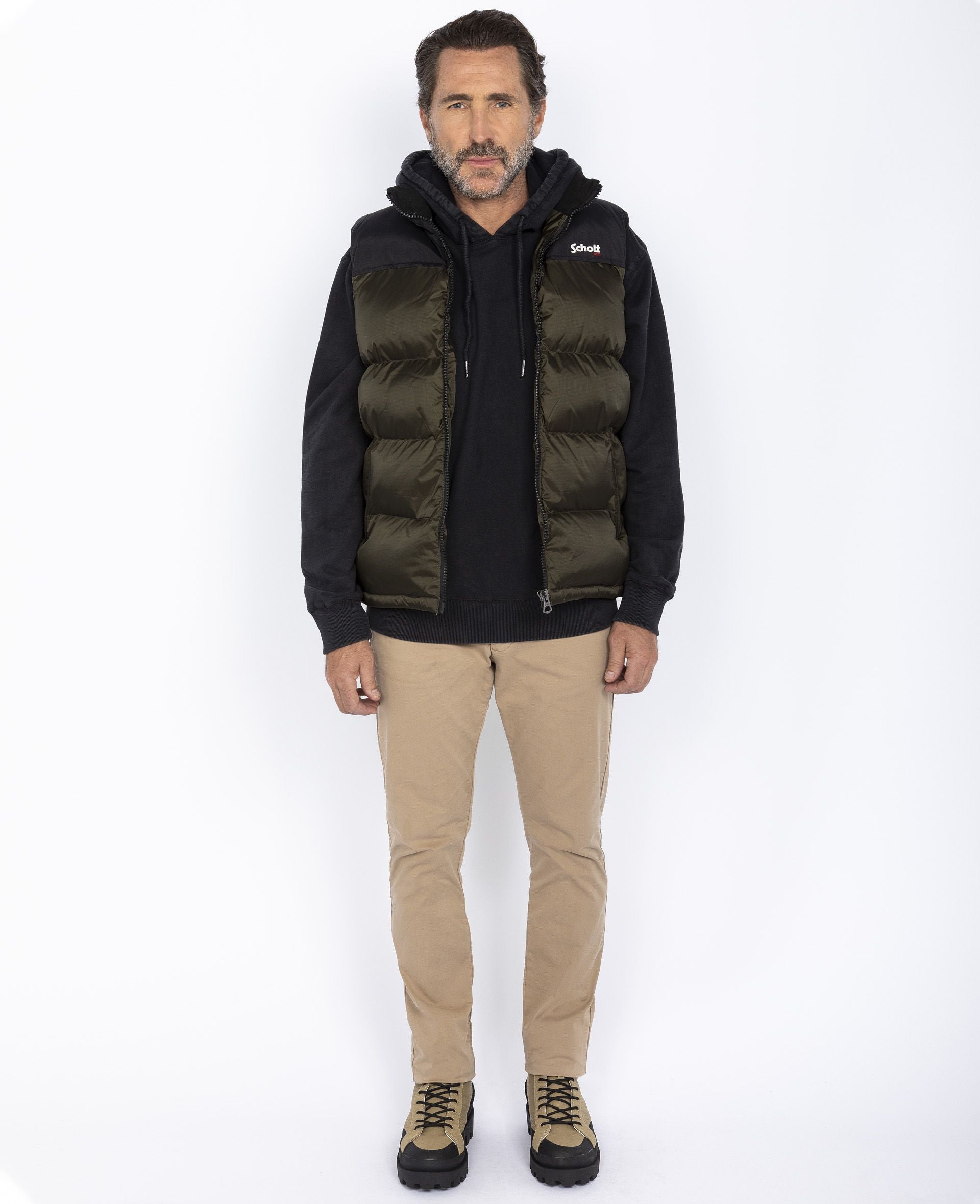 SCHOTT UTAHV SLEEVELESS PUFFER JACKET